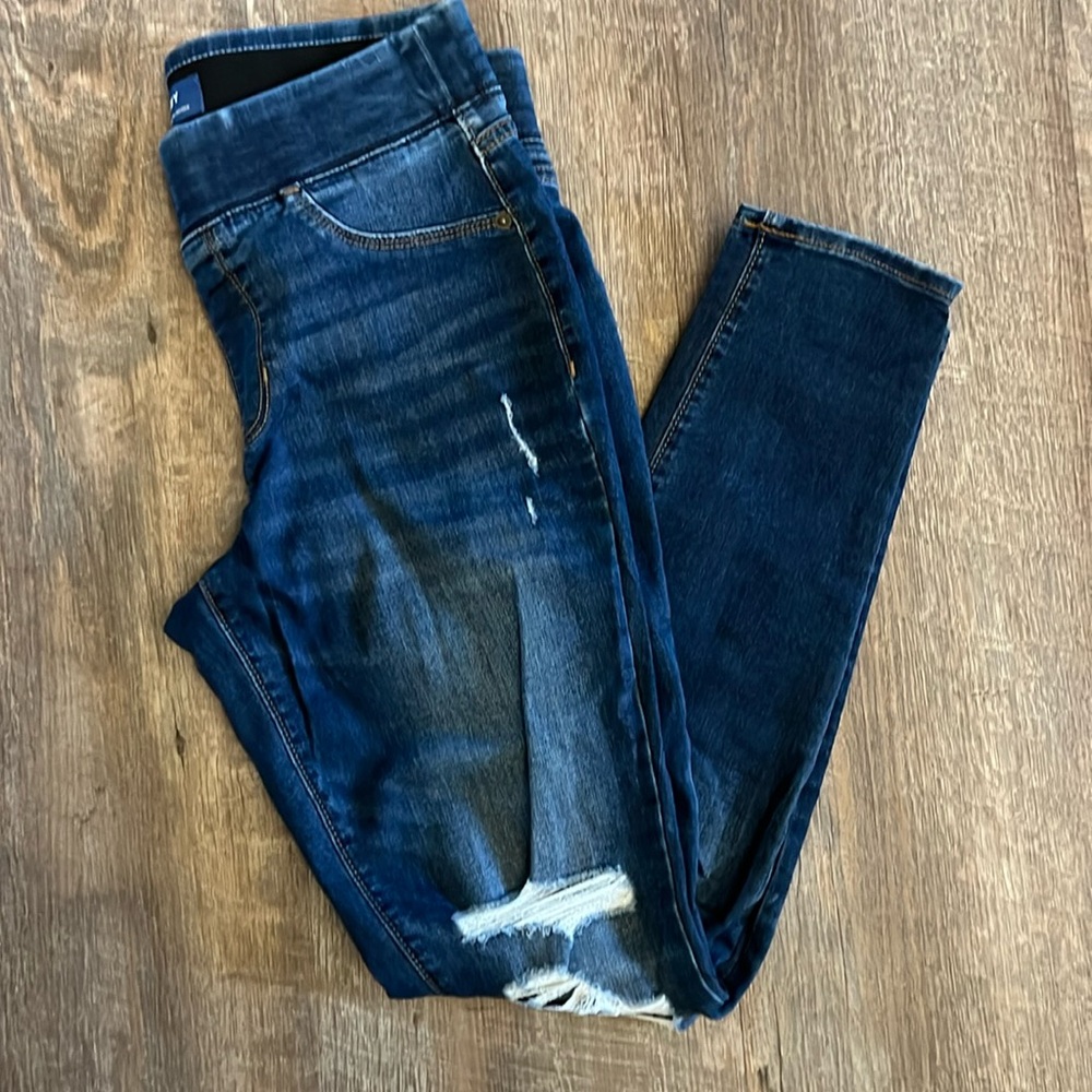 Old Navy Rockstar Elastic Waste Jeggings. Sz 8.